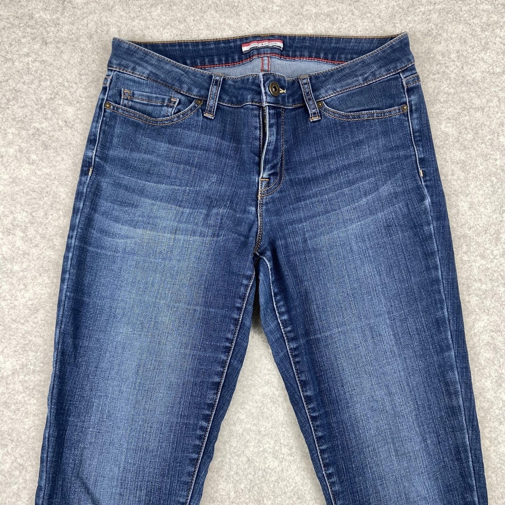 Tommy Hilfiger Skinny Jeans Womens 4R (31x30) Blue Mid Rise Stretch Denim